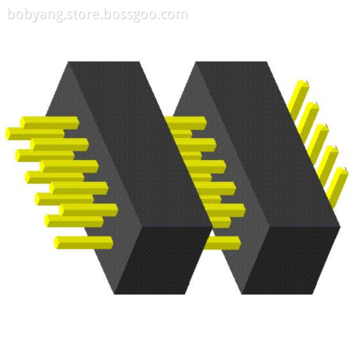 1.00mm Pitch asymmetric double plastic pin 11P SMT